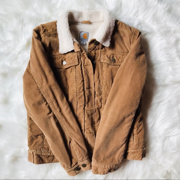 Carhartt Jackets & Blazers - SOLD Carhartt Sherpa Corduroy Southold Jacket med